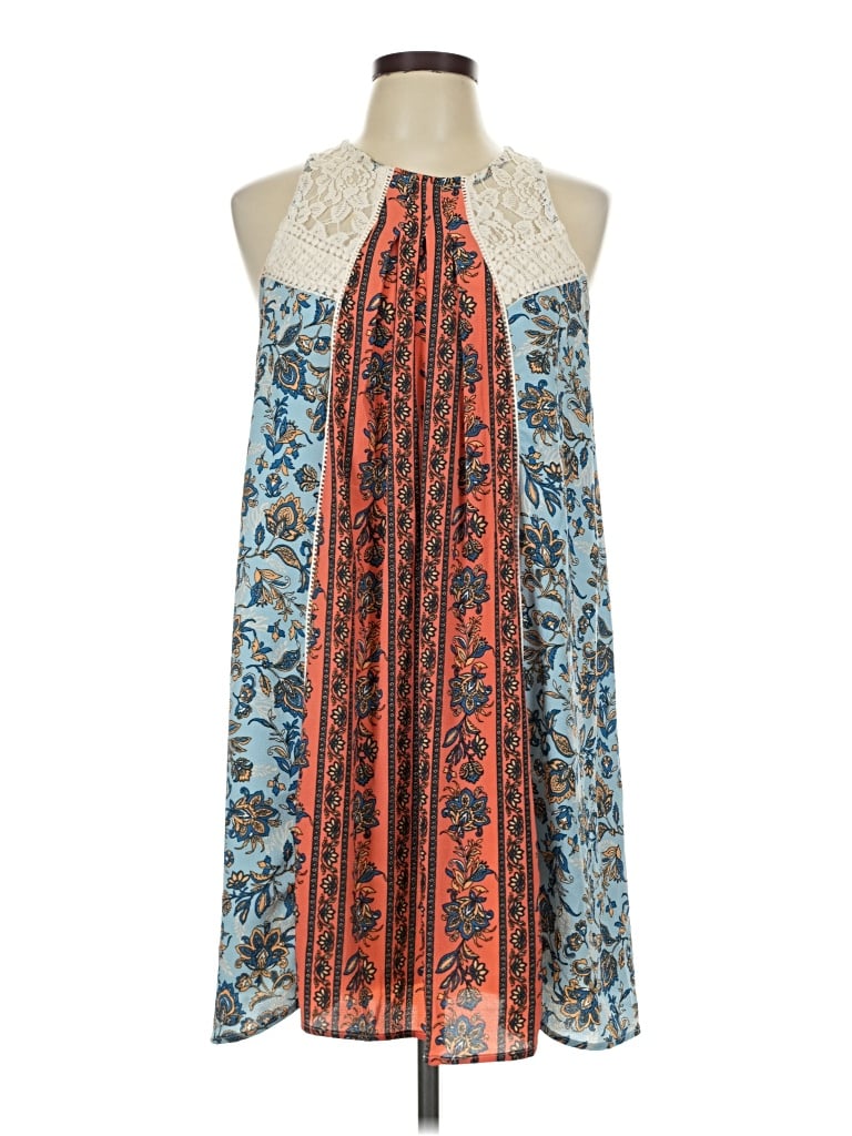 Pre-owned Xhilaration Casual Dress In Blue