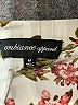 Ambiance Apparel 100% Polyester Floral Ivory Shorts Size M - photo 3