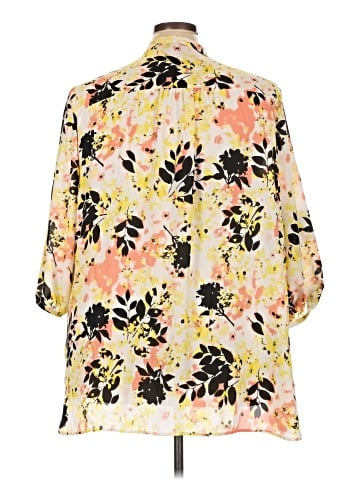 Boutique + 3/4 Sleeve Blouse (view 2)