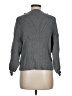 Line & Dot Gray Pullover Sweater Size M - photo 2
