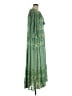 Zara 100% Polyester Paisley Green Casual Dress Size M - photo 4