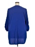 Fred David Blue 3/4 Sleeve Blouse Size 2X - photo 2