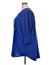 Fred David Blue 3/4 Sleeve Blouse Size 2X - photo 5