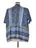 Catherines Blue Short Sleeve Blouse Size 4X - photo 2