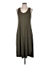 Alya Solid Gray Green Casual Dress Size L - photo 1