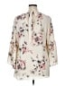 Rose + Olive 100% Polyester Ivory 3/4 Sleeve Blouse Size 1X - photo 2