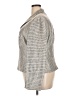 Lafayette 148 New York Metallic Silver Jacket Size 18 - photo 5