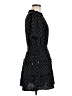Tularosa 100% Polyester Argyle Black Casual Dress Size M - photo 4