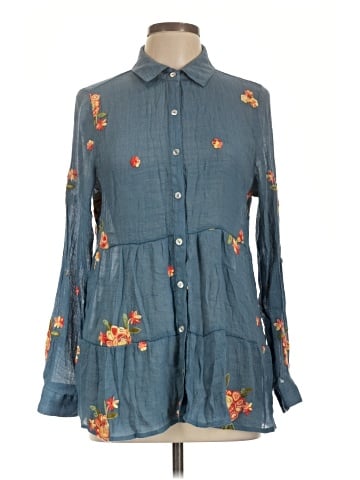 Figueroa & Flower Long Sleeve Blouse (view 1)