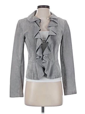 White House Black Market Leather Jacket (view 1)