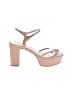 Schutz 100% Leather Pink Sandals Size 11 - photo 1