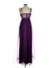 Maniju 100% Polyester Purple Cocktail Dress Size M - photo 2