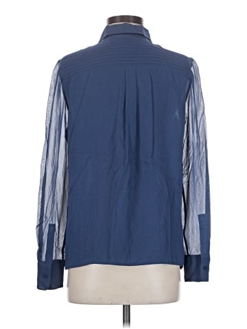 Tory Burch Long Sleeve Silk Top (view 2)