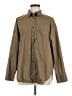 By Malene Birger Solid Brown Long Sleeve Button-Down Shirt Size EU 38 / US 8 - photo 1