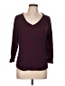 Liz Claiborne Burgundy Pullover Sweater Size L (petite) - photo 1
