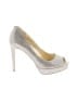 MICHAEL Michael Kors Silver Heels Size 7 - photo 1