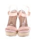 Shoedazzle Pink Wedges Size 7 - photo 2