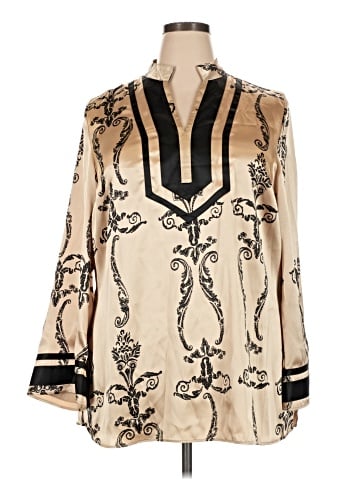 Lane Bryant Long Sleeve Blouse (view 1)