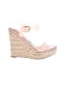 Shoedazzle Pink Wedges Size 7 - photo 1