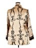 Lane Bryant 100% Polyester Ivory Long Sleeve Blouse Size 18 - 20 Plus - photo 2