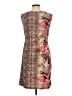 Connected Apparel Animal Print Brown Cocktail Dress Size 10 - photo 2