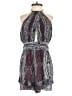 Intermix 100% Silk Paisley Burgundy Romper Size P (petite) - photo 1