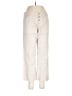 Ecru Solid Ivory Cargo Pants Size 8 - photo 1