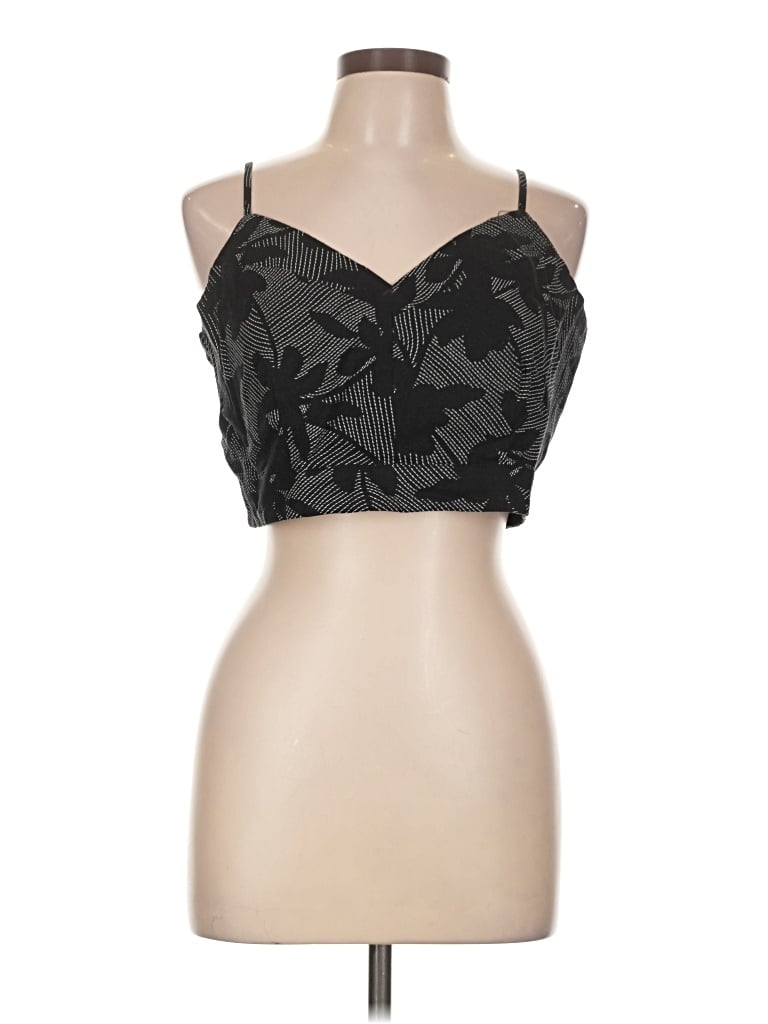 Universal Thread Sleeveless Top Black Sweetheart Neckline Tops