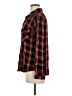 Sanctuary 100% Rayon Plaid Red Long Sleeve Button-Down Shirt Size M - photo 5