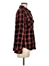 Sanctuary 100% Rayon Plaid Red Long Sleeve Button-Down Shirt Size M - photo 4