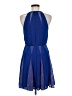 BCBGMAXAZRIA 100% Polyester Blue Cocktail Dress Size 6 - photo 2