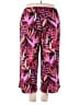 Bob Mackie Tropical Pink Casual Pants Size 2X - photo 2