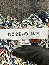 Rose + Olive 100% Polyester Blue Short Sleeve Blouse Size 3X - photo 7