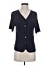 Bice Blue Silk Cardigan Size S - photo 1