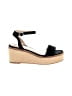 Steve Madden Black Wedges Size 8 1/2 - photo 1