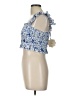 Indulge 100% Polyester Blue Sleeveless Blouse Size L - photo 5