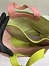FURLA 100% Leather Color Block Pink Leather Tote One size - photo 4