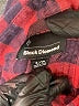 Black Diamond Plaid Red Long Sleeve Button-Down Shirt Size L - photo 7
