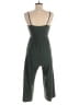 Pull&Bear Solid Green Jumpsuit Size S - photo 2