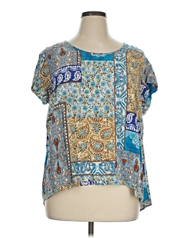 Jones New York Short Sleeve Blouse (view 1)