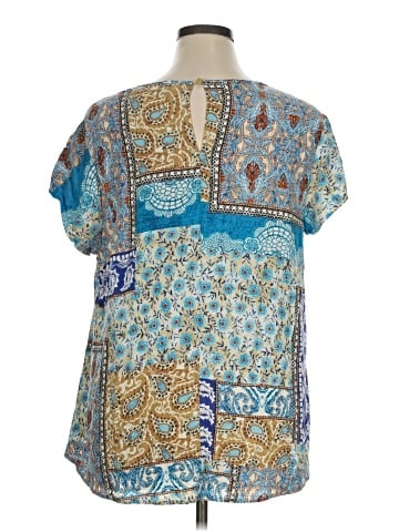 Jones New York Short Sleeve Blouse (view 2)