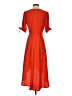Topshop 100% Polyester Orange Cocktail Dress Size 4 - photo 2