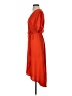 Topshop 100% Polyester Orange Cocktail Dress Size 4 - photo 5