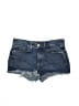 Express Stars Blue Denim Shorts Size 8 - photo 1