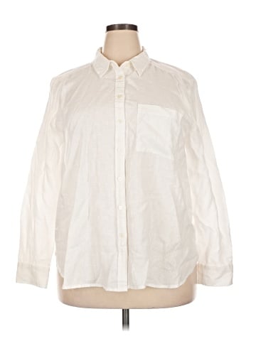 Ann Taylor LOFT Long Sleeve Button-Down Shirt (view 1)
