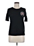 Maje Black Short Sleeve Top Size Med (2) - photo 1