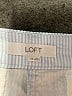 Ann Taylor LOFT Stripes Blue Shorts Size 14 - photo 3