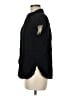 Rose + Olive 100% Rayon Black Short Sleeve Blouse Size M - photo 5