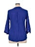 Zara Basic Blue 3/4 Sleeve Blouse Size XL - photo 2