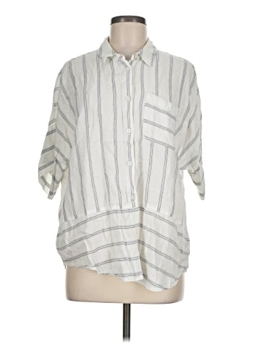 Athleta 3/4 Sleeve Button-Down Shirt (view 1)
